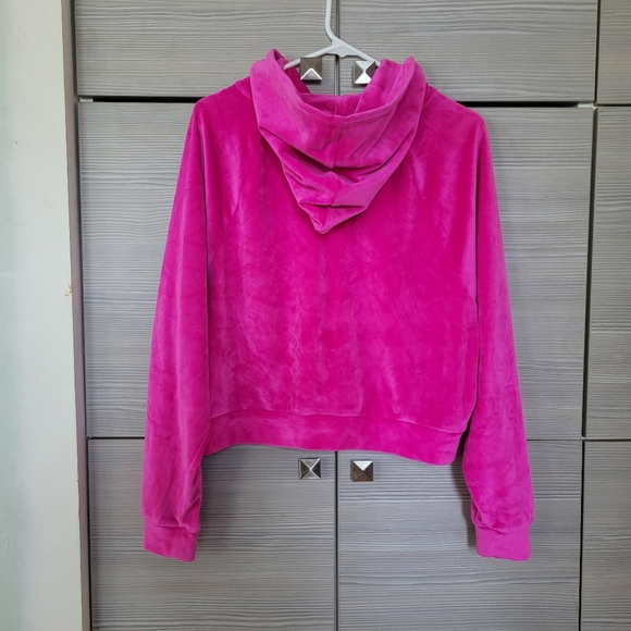 Victoria's Secret "On Point" Velour Full-Zip Hoodie - Picture 5 of 14